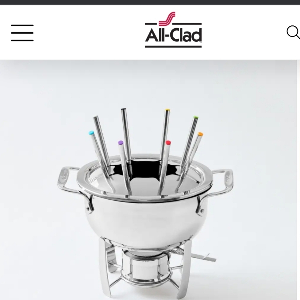 All-Clad Stainless Steel Fondue Set